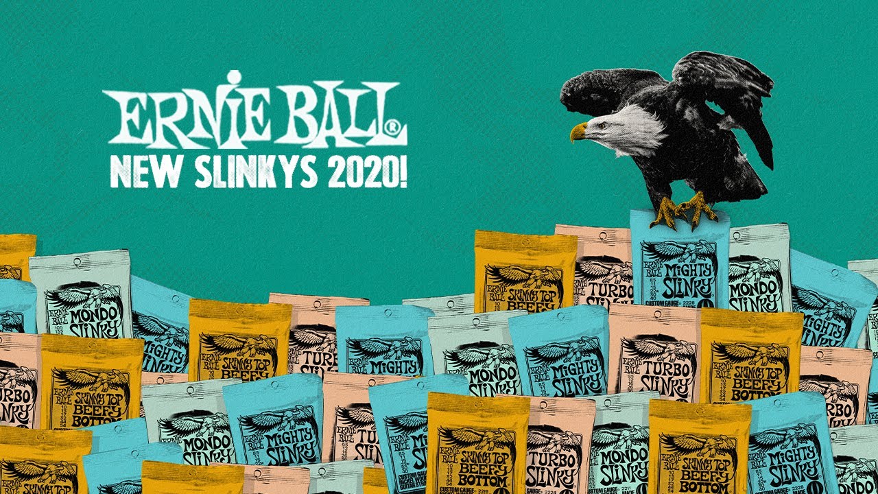 Ernie Ball Gitarrensaiten 3228 Mighty Slinky – 8.5-40, 3er Pack