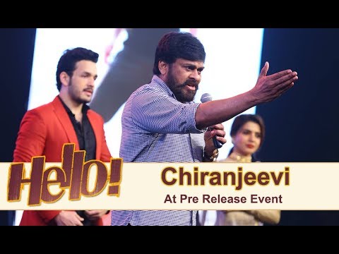 Chiranjeevi At Hello Pre Release Event