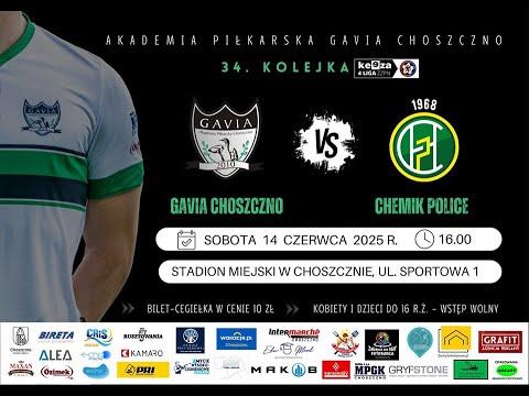 LIVE: Gavia Choszczno vs Chemik Police