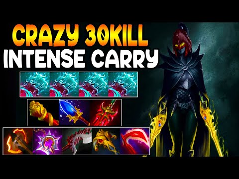 CRAZY 30 KILL - PHANTOM ASSASSIN - BEST FIGHT - DOTA 2 GAMEPLAY
