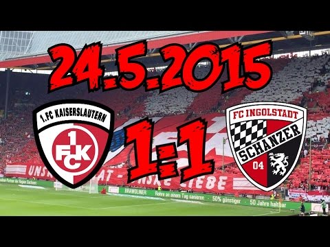 1. FC Kaiserslautern 1:1 FC Ingolstadt 04 - 24.5.2015 - Es hat nicht sollen sein...