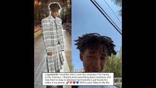 Jaden Smith Posts Video of Himself Crying!!