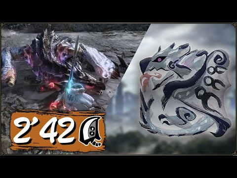 MHR Sunbreak | Silver Rathalos Solo Great Sword in 2'42