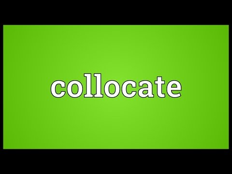 Collocate Meaning