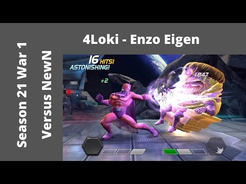 Alliance War Season 21 War 1 - Enzo Eigen - 4L0ki Versus NewN