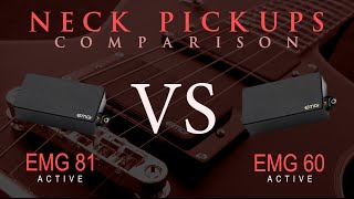 Video thumbnail for EMG 81 vs EMG 60 - Active NECK Pickup Guitar Tone Comparison / Review by Mike Stamper