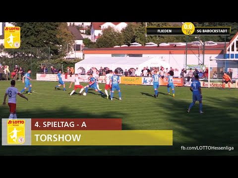 Torshow 4. Spieltag LOTTO Hessenliga 2021/2022 - Gruppe A