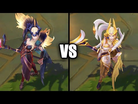 Prestige Coven LeBlanc vs Coven LeBlanc Skins Comparison (League of Legends)