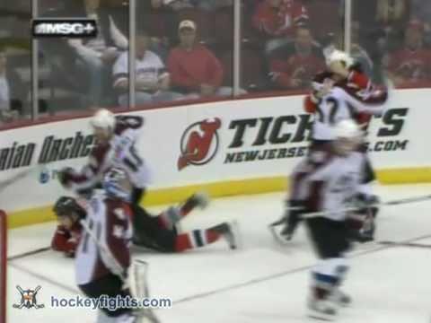 Adam Foote vs Rod Pelley Oct 15, 2010