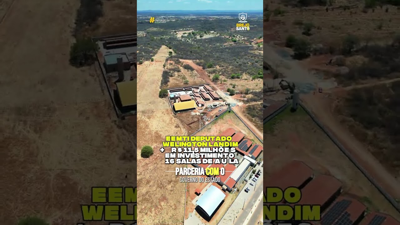 🎓 NÃO É SÓ UMA ESCOLA. É UM COMPLEXO INTEIRO SENDO PREPARADO PARA O FUTURO!