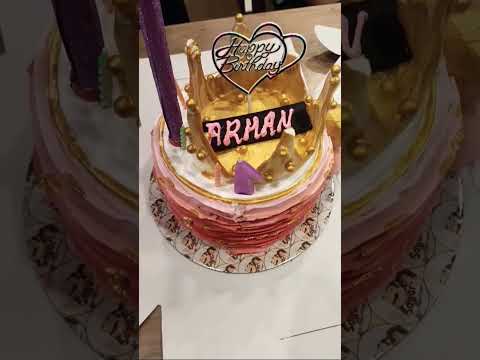 Birthday party 🎂for Arhaan celebrate in Nazeer food💐#viralvideo #view #trending