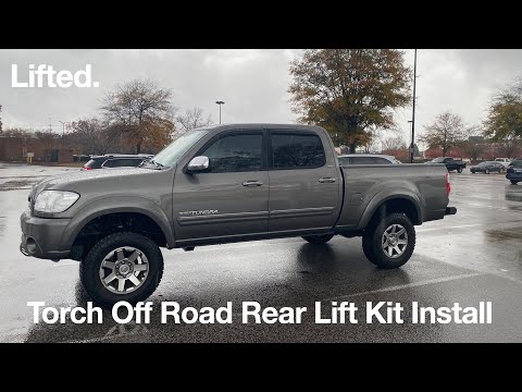 Installing Torch Off Road Lift Kit (Add A Leaf and Axle Shim) for 2006 Toyota Tundra