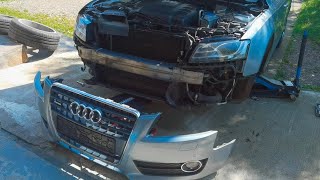 How To remove Front Bumper On AUDI A5 B8   2010/2015