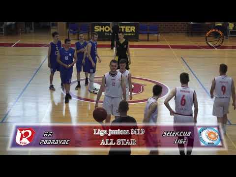 ALL STAR Lige juniora M19, KK PODRAVAC - SELEKCIJA LIGE M19