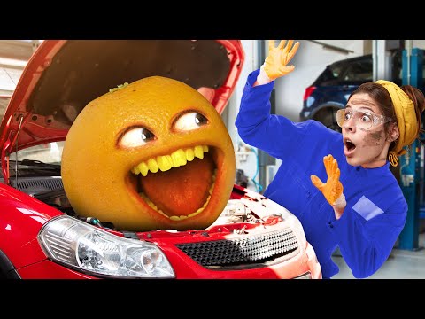 惱人的橙色 - 引擎蓋下（汽車）超級剪輯！ (Annoying Orange - Under the Hood (Car) Supercut!)