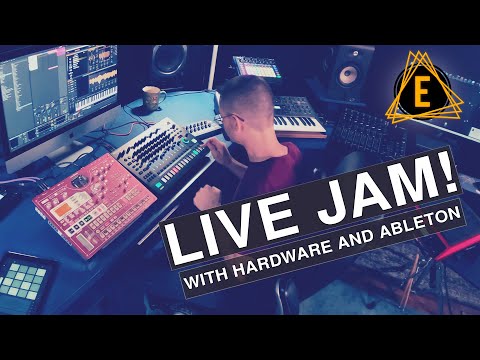 Live Dub Techno Jam (with Hardware, iPad and Ableton)