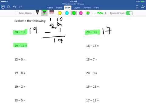 Primary 1 Math Numbers within 20 Singpapore