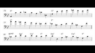 Paul Chambers: Oleo (Bass Transcription)