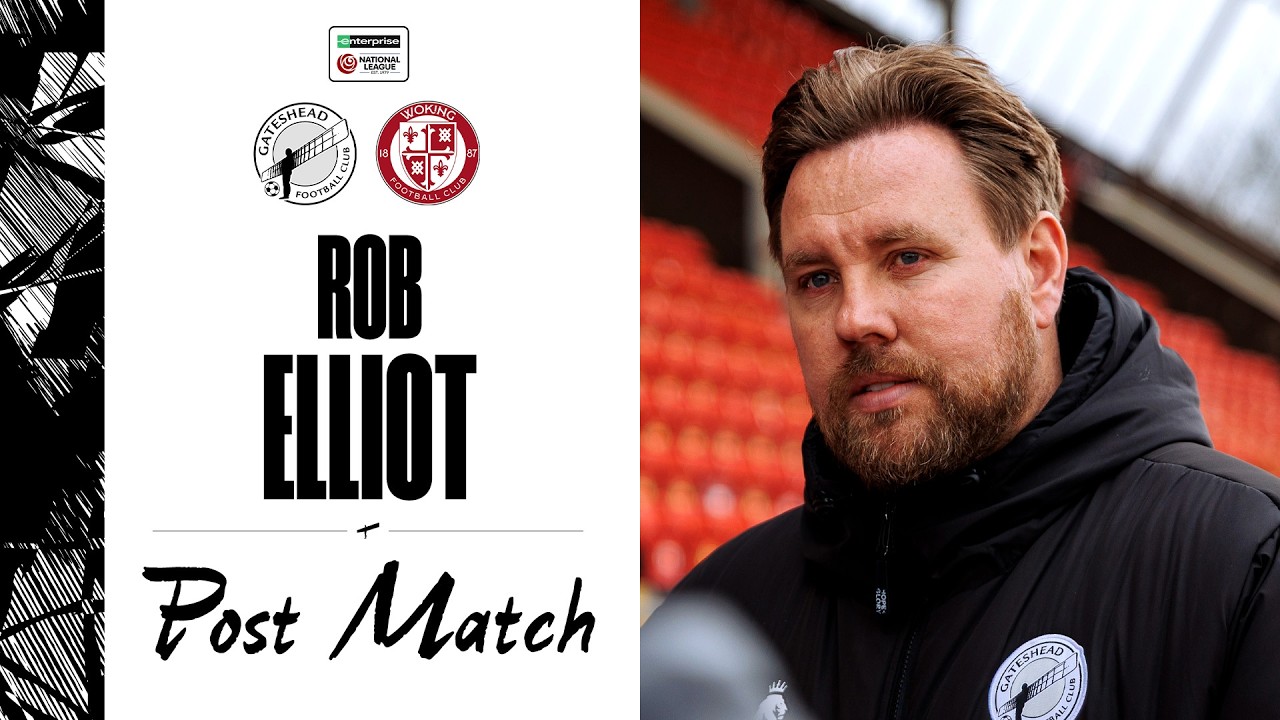 💬 “I have no issues with that” | Rob Elliot post-Woking loss (H) | POST-MATCH