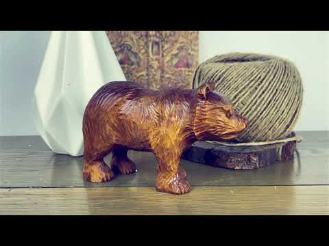 Миниатюра изображения товара Статуэтка Брестская Фабрика Сувениров Медведь / r_bear (коричневый)