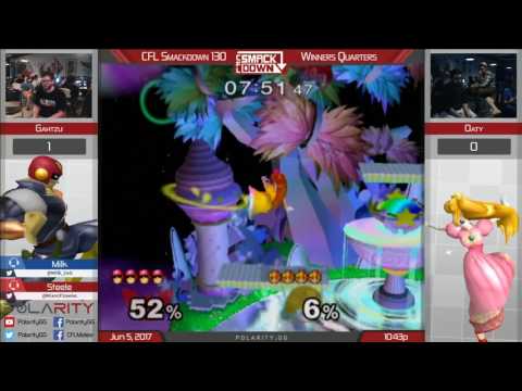 CFL Smackdown 130 Melee - Gahtzu (Falcon) vs Oaty (Peach) - Winners Quarters