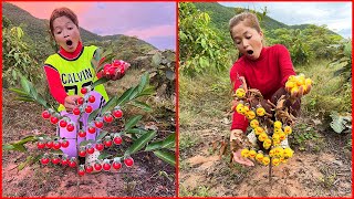 Survival Skills: SMART idea and USEFUL with single mom in forest #bushcraft #camping #outdoors #idea