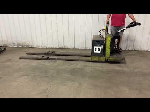 Clark Battery Operated Pallet Jack, Complete with Charger, 93” Fork Length