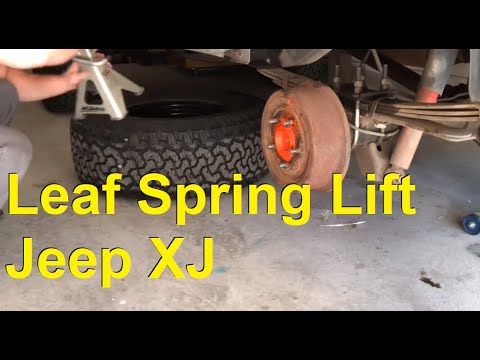 Jeep XJ 3.5 Procomp Leaf Springs Install || Jeep Footage