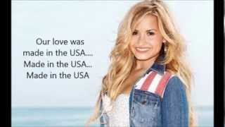 Demi Lovato - Made In The USA (Lyric Video)