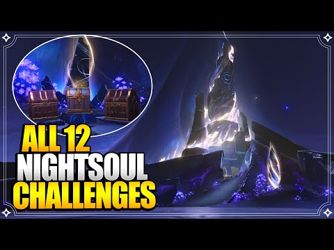 All 12 Natlan's Nightsoul Totem Challenges | World Quests & Puzzles |【Genshin Impact】