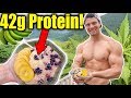 Healthy High Protein Banana Ice Cream Recipe | 42g of Protein!