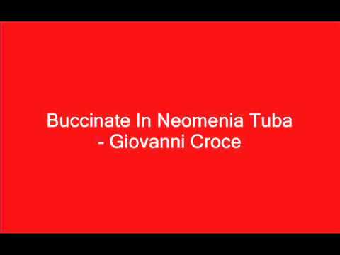 Buccinate in Neomenia Tuba - Giovanni Croce