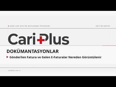 Gelen e-Faturaların Yönetilmesi ve İşlenmesi