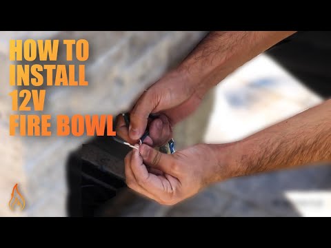 Sedona 27" Round Wood Grain Concrete Fire Bowl