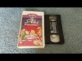 Opening Closing To Alice In Wonderland 1996 VHS