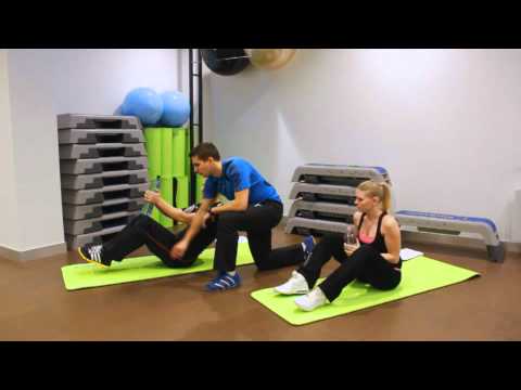CVIKY NA BŘICHO, cvičení doma, hubnutí (2. Fitness video-trenink)