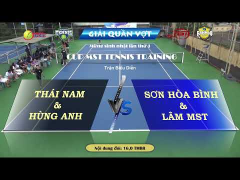 Sơn Hòa Bình + Lâm MST & Hùng Anh + Thái Nam | Siêu Cup Biểu Diễn của các thầy MST Tennis