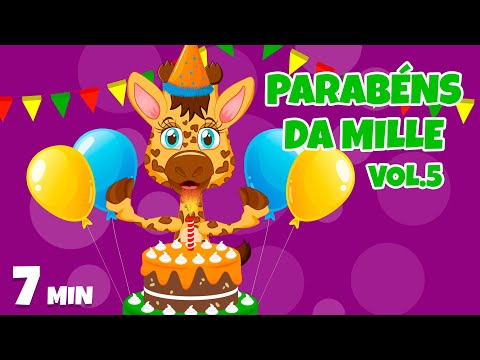 Parabéns da Mille [clipe infantil] Vol. 5 - Giramille 7 min | Desenho Animado Musical