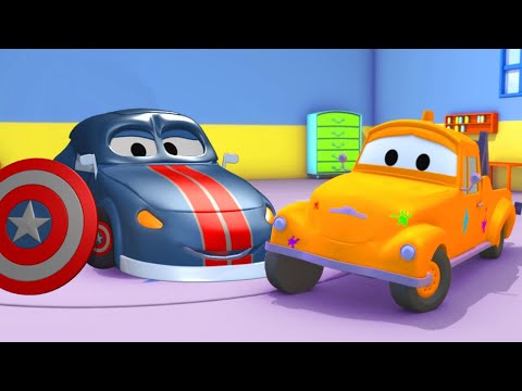 Matt Prvi Osvetnik Tomova Lakirnica u Auto Gradu 🎨 Crtići za djecu