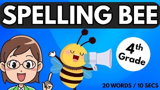 4th Grade Spelling Bee Challenge 🐝 | Can You Spell These Words 🏆