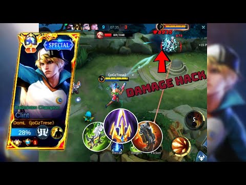 SORRY MELLISA THIS IS SO AN ILLEGAL BUILD FOR CLINT | DAMAGE HACK 2023 ~ MLBB