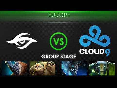 Team Secret vs Cloud9 - Kiev Major Europe Qualifier: Group Stage - @BreakyCPK @GarethCasts