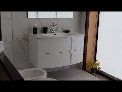 Offerta Migliore Mobile da bagno moderno bianco sospeso