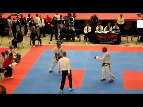 ITF World Cup Brighton 2012 - Mens Team Sparring Eliminations - Canada vs Germany (Final Round)