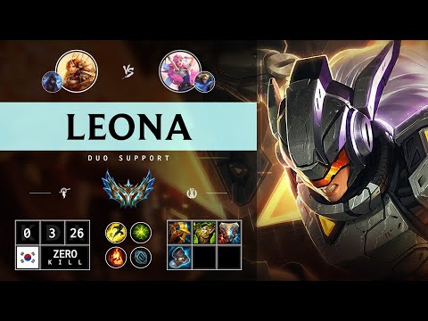 Leona Support vs Seraphine: Vision Controller - KR Challenger Patch 14.15