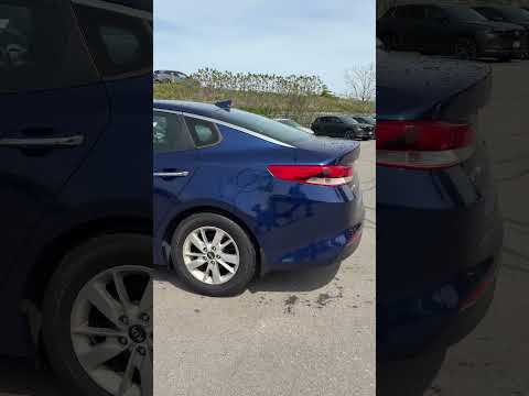 2016 Kia Optima in Blue for sale at Forbes Waterloo Mazda in Waterloo, ON