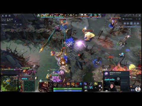 MOMEN KOCAK + KEREN SIH INI GARA-GARA MIRROR SHIELD NGXSEA VS RAGDOLL - DOTA 2