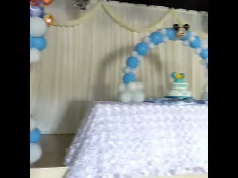 Mickey Mouse Baby Shower Balloon Decor