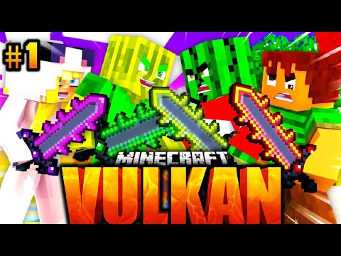 ISY & FLO vs. TOBBSS & JULIAN?! - Minecraft VULKAN #01 [Deutsch/HD]