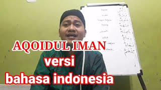 Download lagu AQOIDUL IMAN -SIFAT 20 VERSI BAHASA INDONESIA mp3 Download lagu AQOIDUL IMAN -SIFAT 20 VERSI BAHASA INDONESIA mp3